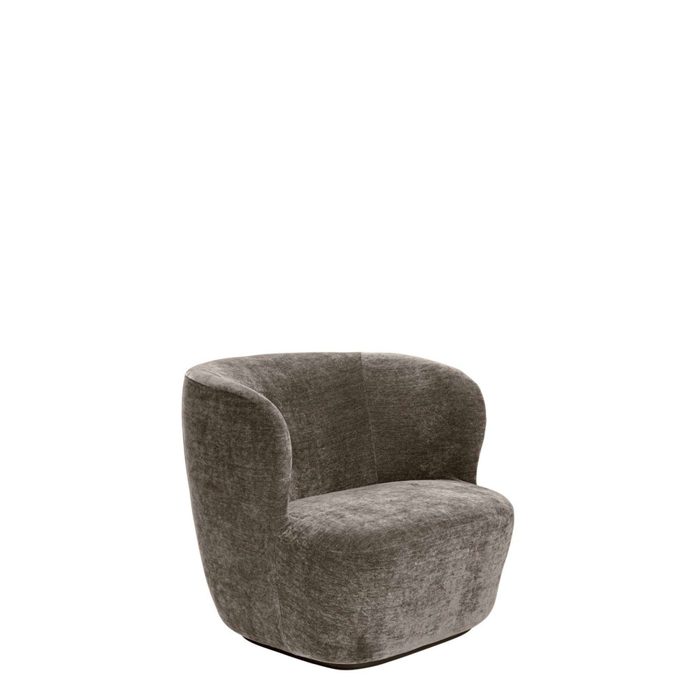 Stay Lounge Chair Large - Black Baseblack dedar belsuede-014