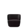 Stay Lounge Chair Large - Black Baseblack gubi velluto-130