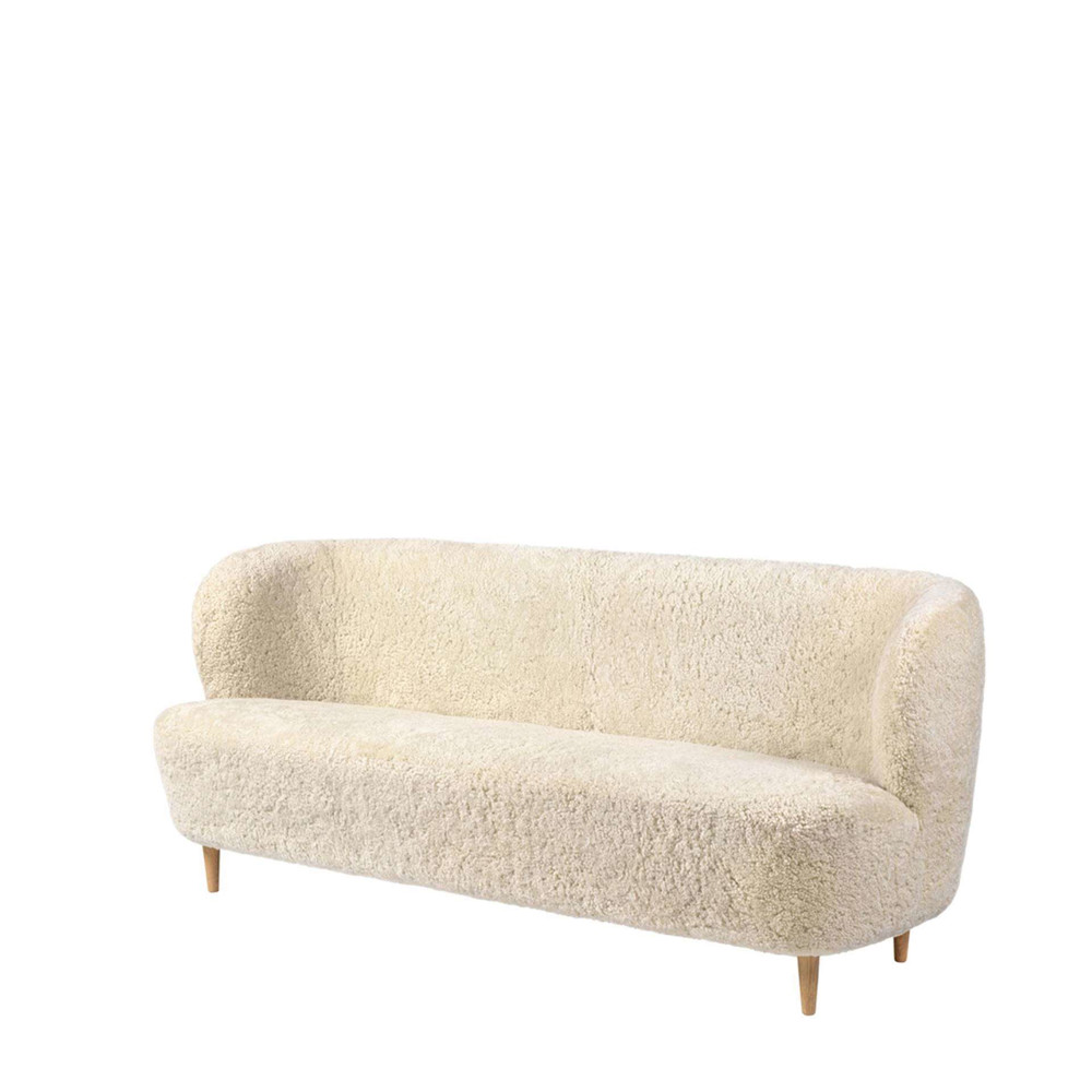Stay Sofa - 70 Deep - Wood Legsoak wool