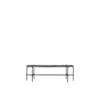 TS Console 120 - 1 Rack - 120 black base - grey emperador marble