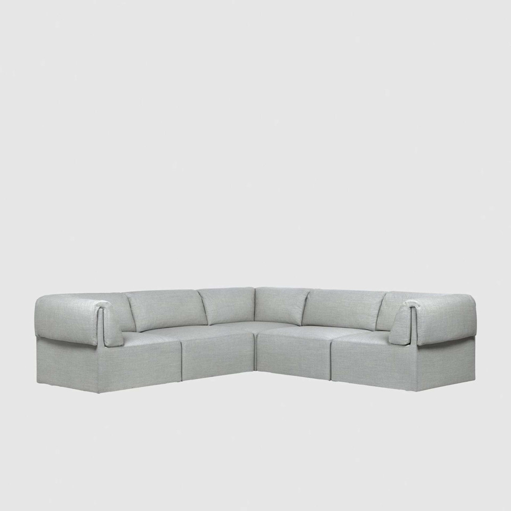 Wonder Corner Sofa - 2x3 Seater - kvadrat remix-2-0123