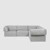 Wonder Corner Sofa - 2x3 Seater - kvadrat remix-2-0123