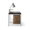 AJ52 Society Desk - walnut-oil-freja2002-stainless-steel