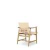 BM1106 Huntsman Chair - oak-oil-natural-saddle leather