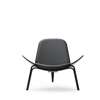 CH07 Shell Lounge Chair - oak-black-fiord 171