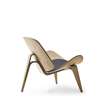 CH07 Shell Lounge Chair - oak-oil-fiord 171