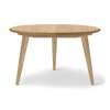 CH008 Round Coffee Table - oak-oil-dia100-h53