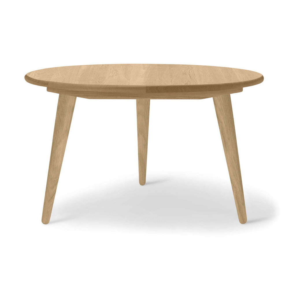 CH008 Round Coffee Table - oak-oil-dia100-h53