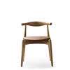 CH20 Elbow Chair - Seat Upholstered - oak-oil-sif95