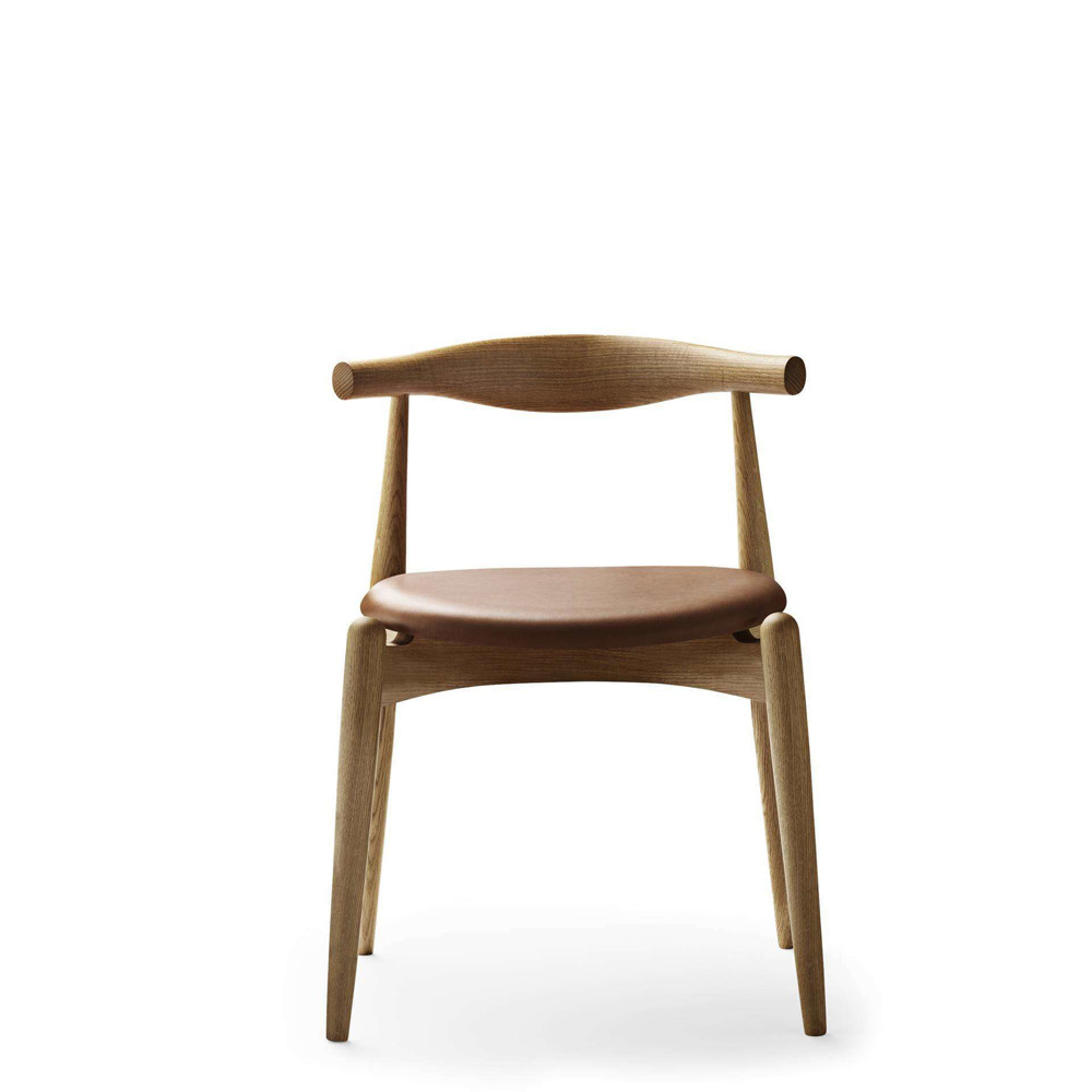 CH20 Elbow Chair - Seat Upholstered - oak-oil-sif95
