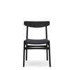 CH23 Dining Chair - oak-black-black-paper cord
