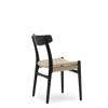 CH23 Dining Chair - oak-black-natural-paper cord