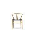 CH24 Wishbone Chair - oak-laque-black-paper cord
