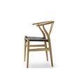 CH24 Wishbone Chair - oak-oil-black-paper cord