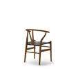 CH24 Wishbone Chair - smokedstain-oak-black-paper cord