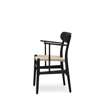 CH26 Dining Chair - oak-black-natural-paper cord