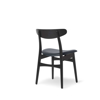 CH30P Dining Chair - Seat Upholstered - oak-black-thor 350