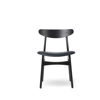 CH30P Dining Chair - Seat Upholstered - oak-black-thor 350