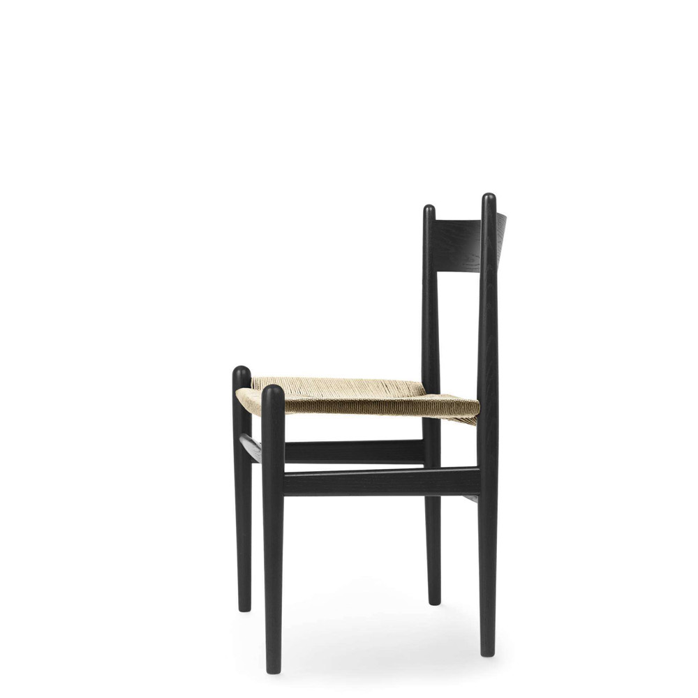 CH36 Dining Chair - oak-black-natural-paper cord