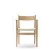 CH37 Dinng Armchair - oak-oil-natural-paper cord