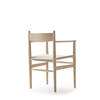 CH37 Dinng Armchair - oak-white oil-natural-paper cord