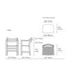 Diagram - CH46 Dining Armchair