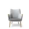 CH71 Lounge Chair - oak-white oil-divina melange-2-120-hallingdal 130