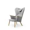 CH78 Mama Bear Lounge Chair - oak-oil-hallingdal 130-cu-hallingdal 130