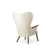 CH78 Mama Bear Lounge Chair - walnut-oil-hallindal 100