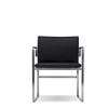 CH111 Dinng Chair - Upholstered Leather - stainless-steel-thor 301