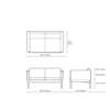 Diagram - CH162 Sofa - 2 Seater