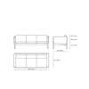 Diagram - CH163 Sofa - 3 Seater