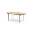 CH338 Eliptical Dining Table- Extendable - oak-oil