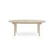 CH338 Eliptical Dining Table- Extendable - oak-soap