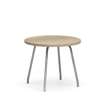 CH415 Coffee Table - oak-soap-stainless-steel