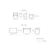 Diagram - CH410 CH411 Peters Table and Chair