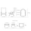 Diagram - FH429 Signature Lounge Chair