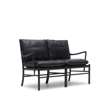 OW149-2 Colonial Sofa - 2 Seater - sif-98-oak-black