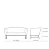 Diagram - OW602 Sofa - 2 Seater