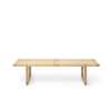 BM0488 Table Bench - oak-oil-cane