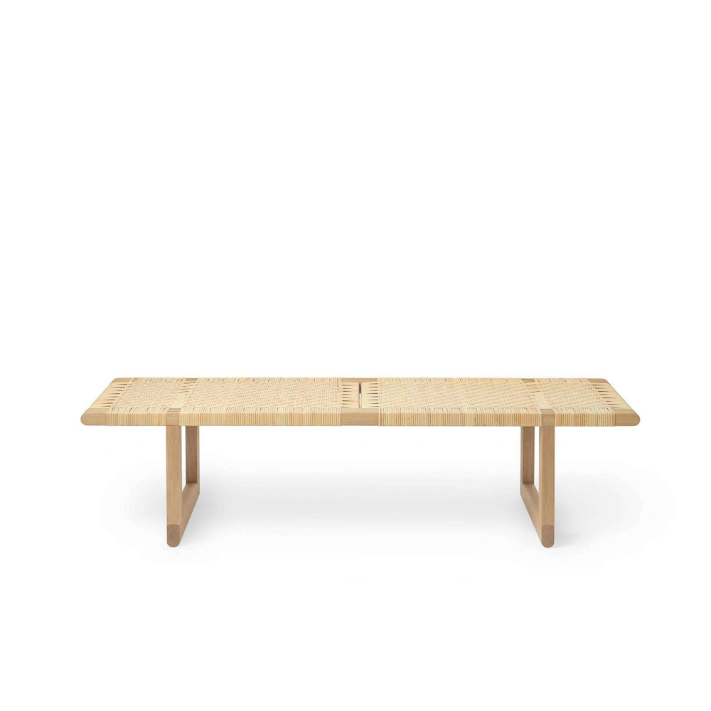 BM0488 Table Bench - oak-oil-cane