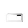 PK52A Student Desk - oak-black-ral9006-steel