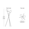 Diagram - Kushi Floor Lamp