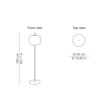 Diagram - Kushi XL Floor Lamp