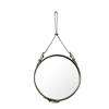 Adnet Circular Wall Mirror - Small 45 olive