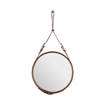 Adnet Circular Wall Mirror - Small 45 tan