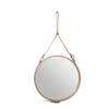 Adnet Circular Wall Mirror - Medium 58 tan