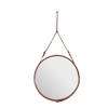 Adnet Circular Wall Mirror - Large 70 tan