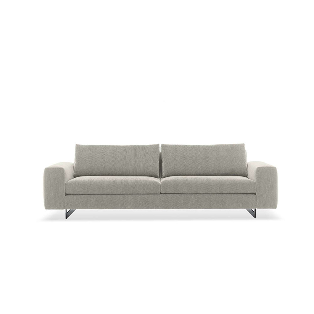 duo sofa - 2 seater - draco 12 - titanium hg