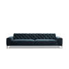 boston sofa - tufted - velvet 50 blue